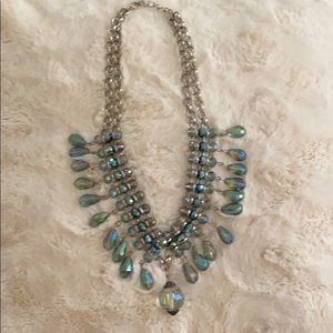 Aqua blue necklace